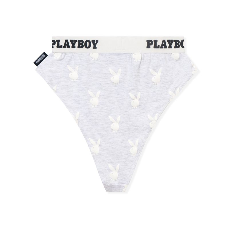 Loungewear Playboy Sport High Waisted Y Femme Grise | ZWTUDNM-97