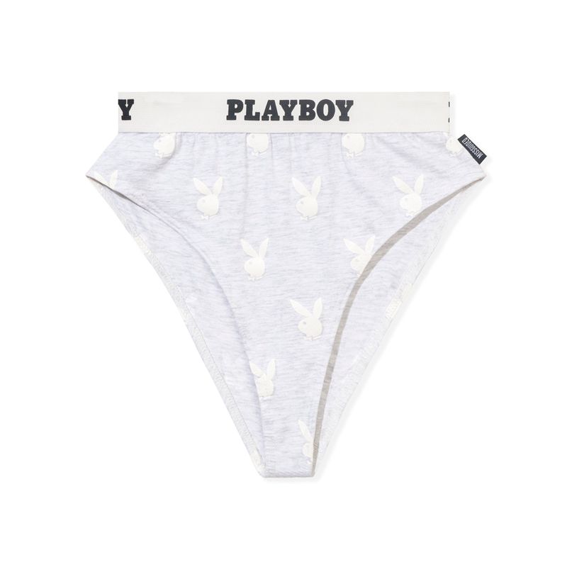 Loungewear Playboy Sport High Waisted Y Femme Grise | ZWTUDNM-97