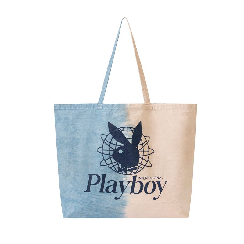 Maillots De Bain Playboy Dip-Dye Rabbit Head Tote Femme Rose Bleu | VXRBCGE-94