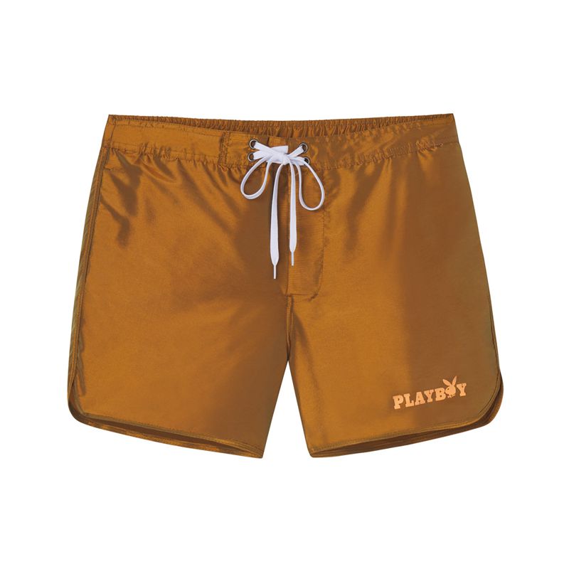 Maillots De Bain Playboy Night Out Trunks Homme Orange | QMWSEVU-58