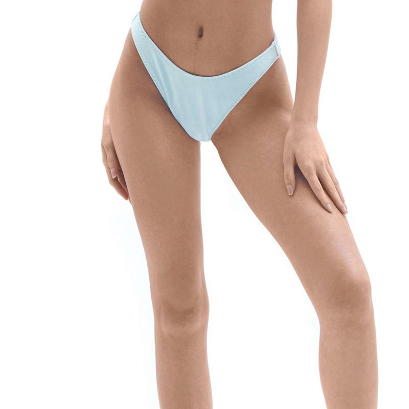 Maillots De Bain Playboy Terry High Side Bikini Bottom Femme Menthe | HEFJOTL-75