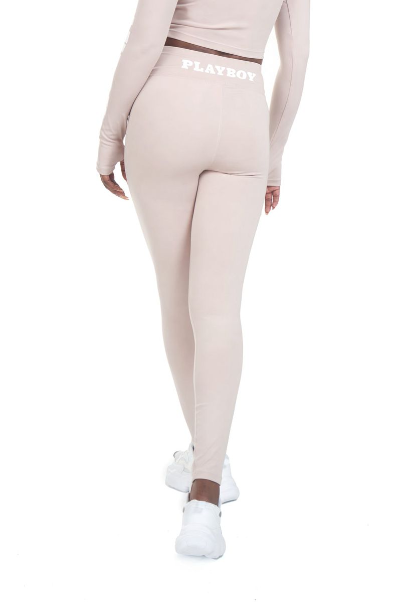 Pantalon Playboy Active Ruched Waistband Leggings Femme Grise | SERGBZM-72