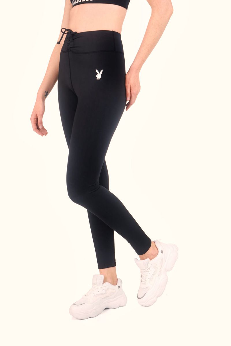 Pantalon Playboy Active Ruched Waistband Leggings Femme Grise | SERGBZM-72