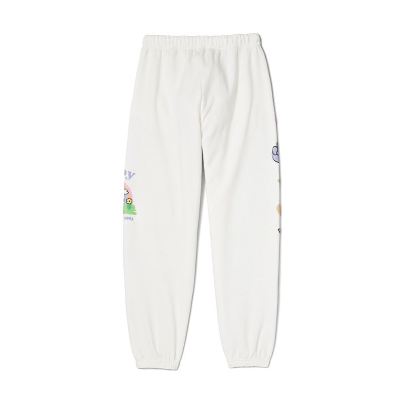 Pantalon Playboy Beaded Rainbow Sweats Femme Blanche | HVKOALI-83