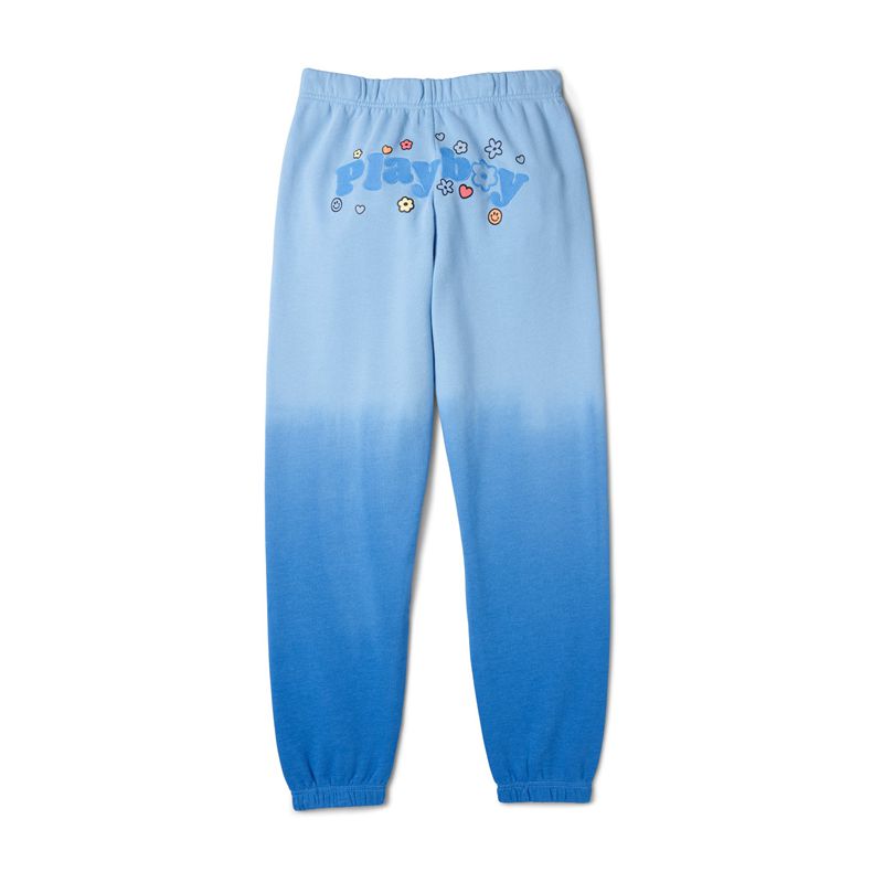 Pantalon Playboy Camp Classiche Sweat Femme Bleu | PZOIMNR-93