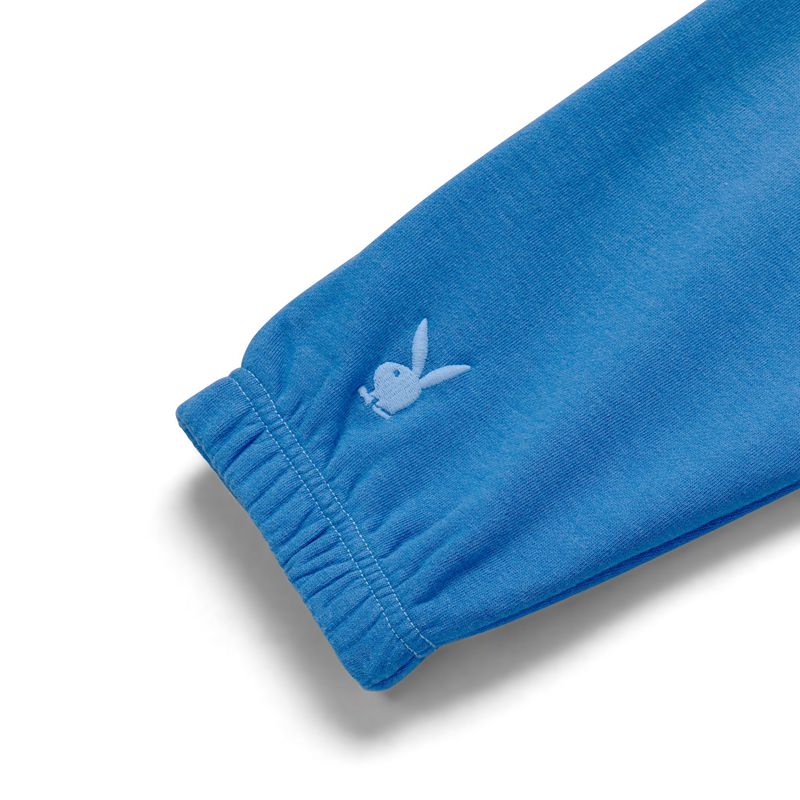 Pantalon Playboy Camp Classiche Sweat Femme Bleu | PZOIMNR-93