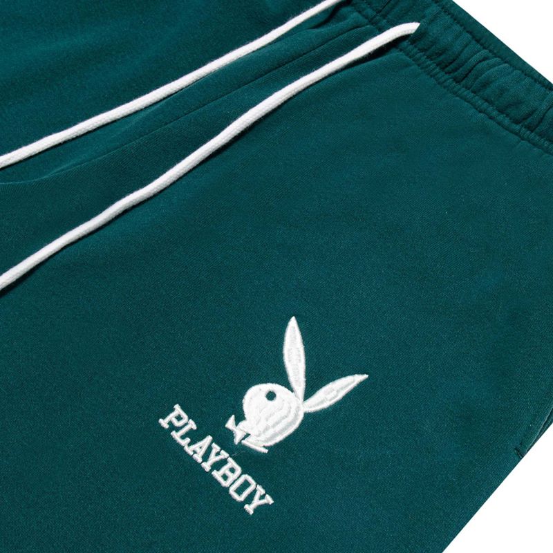 Pantalon Playboy Graduate Sweats Femme Vert | GKEMPWU-94