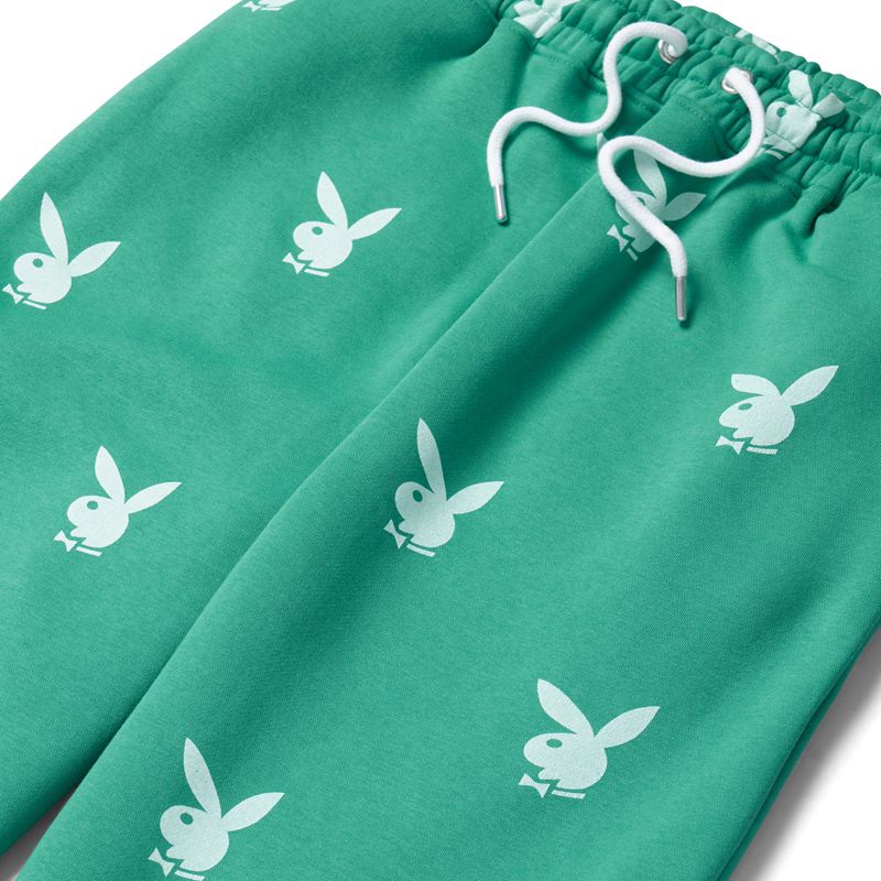 Pantalon Playboy Green Bunny Joggers Femme Vert | LZKYEBC-86