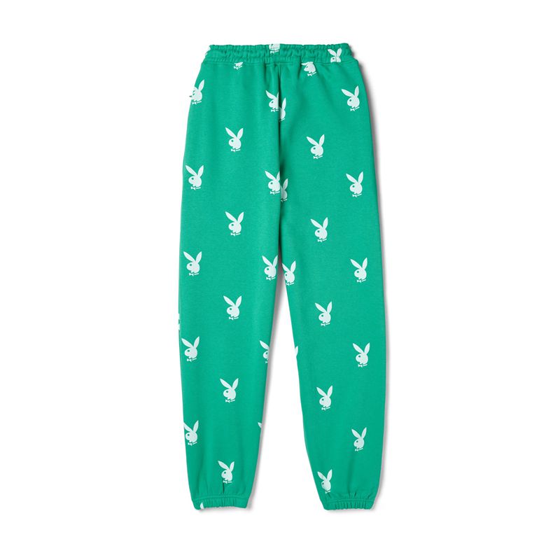 Pantalon Playboy Green Bunny Joggers Femme Vert | LZKYEBC-86