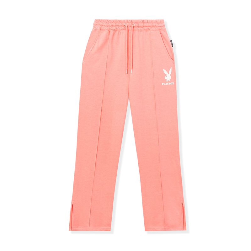 Pantalon Playboy Logo Sweats Femme Bleu Clair | TZXDSPY-89