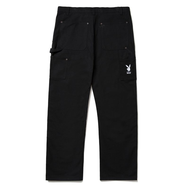 Pantalon Playboy X Huf Vvs Rabbit Head Homme Noir | LBRPYNC-32