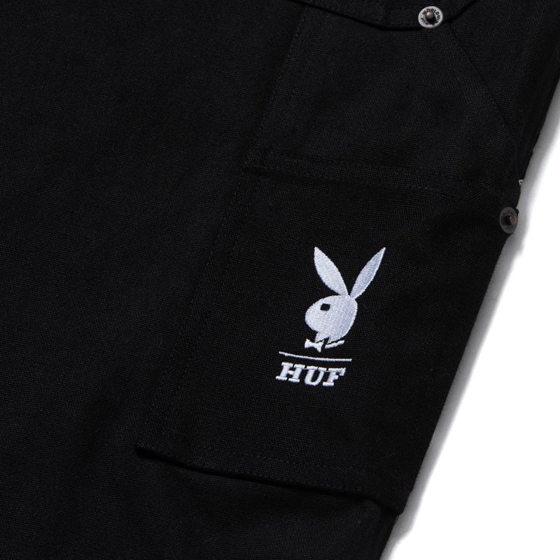 Pantalon Playboy X Huf Vvs Rabbit Head Homme Noir | LBRPYNC-32