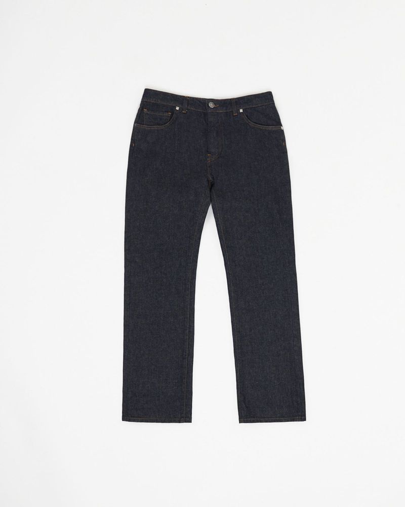 Pantalon Playboy X John Richmond Dark Blue Homme Bleu Foncé | HJDKCGN-03