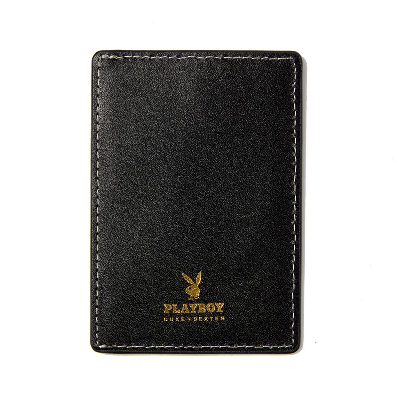 Portefeuilles Playboy Duke + Dexter Vintage Playmate Cardholder Homme Noir | TJGDRZO-05