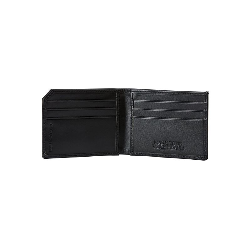 Portefeuilles Playboy Embossed Slimfold Homme Noir | HGZLMBD-05