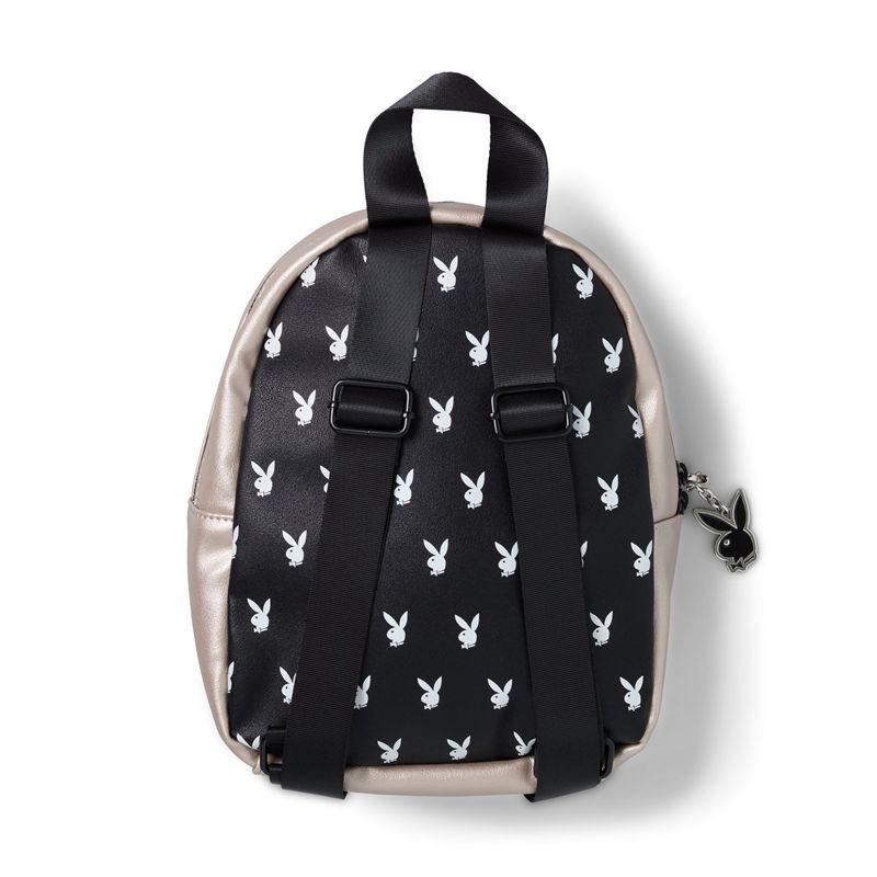 Sac À Main Playboy Bunny Mini Backpack Femme Noir | UBQPCOS-84