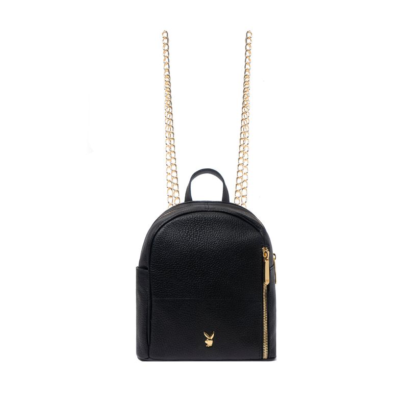 Sac À Main Playboy Cuir Mini Backpack Femme Noir | QSYXHRD-06