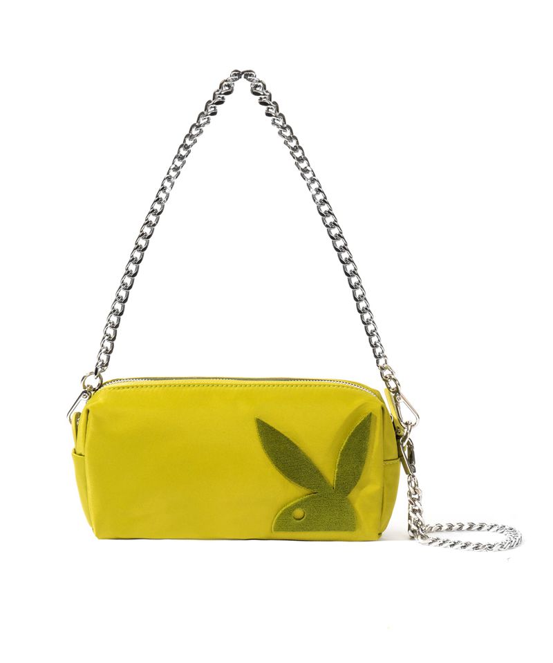 Sac À Main Playboy Nylon Clutch Femme Moutarde | FRDTOPW-84