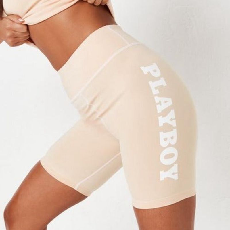 Shorts Playboy Active Bikes Femme Bleu | OZHUXQV-68