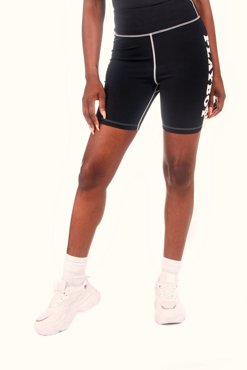 Shorts Playboy Active Bikes Femme Bleu | OZHUXQV-68