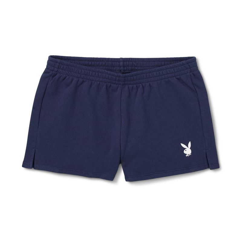 Shorts Playboy Blue Crush Bikes Femme Noir Blanche | MLUYTPB-09