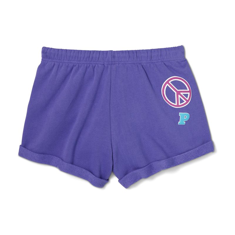 Shorts Playboy Cabin Fever Sweats Femme Violette | XHYAGZS-93