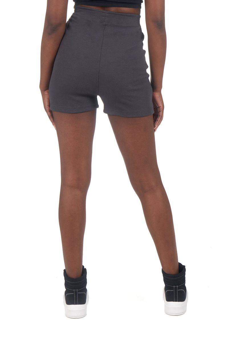 Shorts Playboy Classiche Biking Femme Noir | AKSTJUC-43