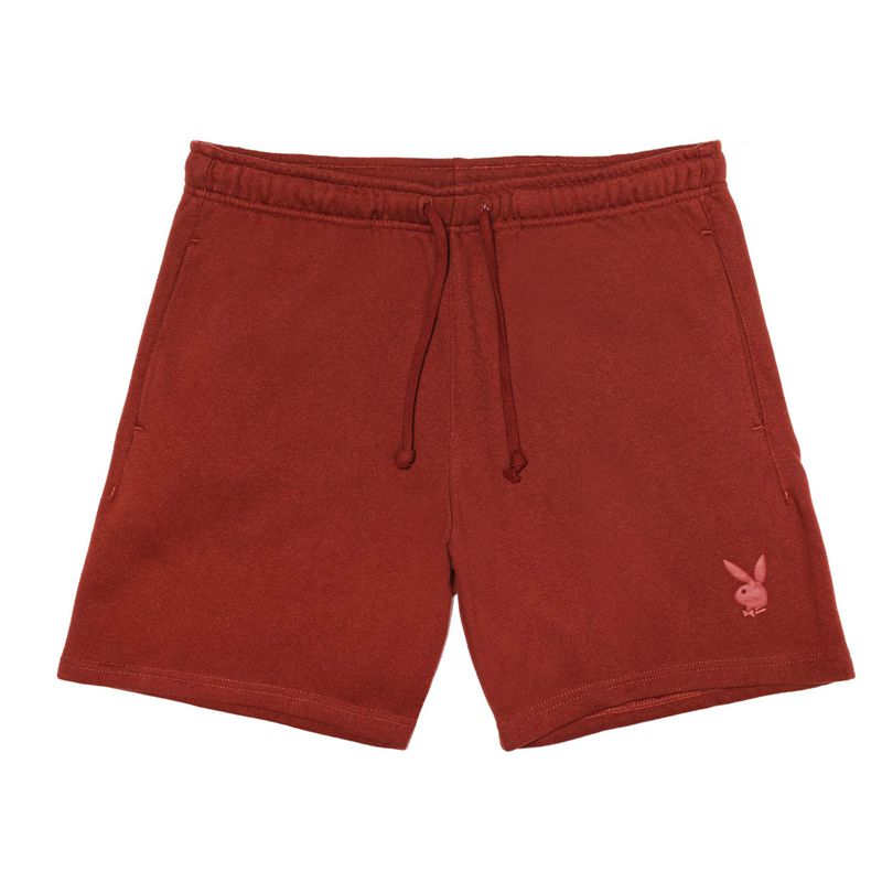 Shorts Playboy Haus Sweats Homme Marron | BLUCNRX-23