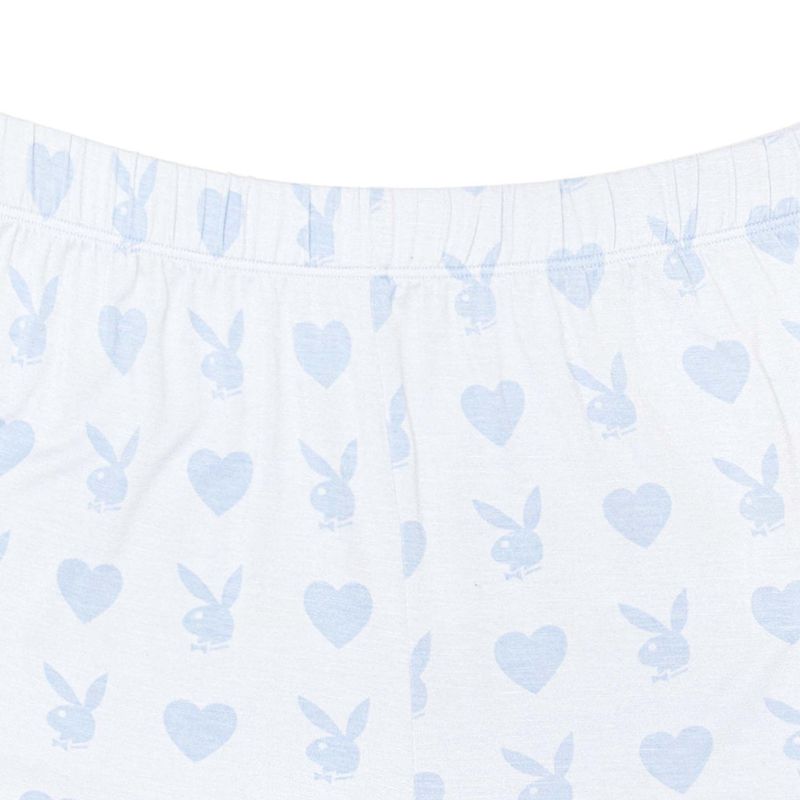 Shorts Playboy Heart Bunny Sleeps Femme Violette Foncé | JZIOPYG-79