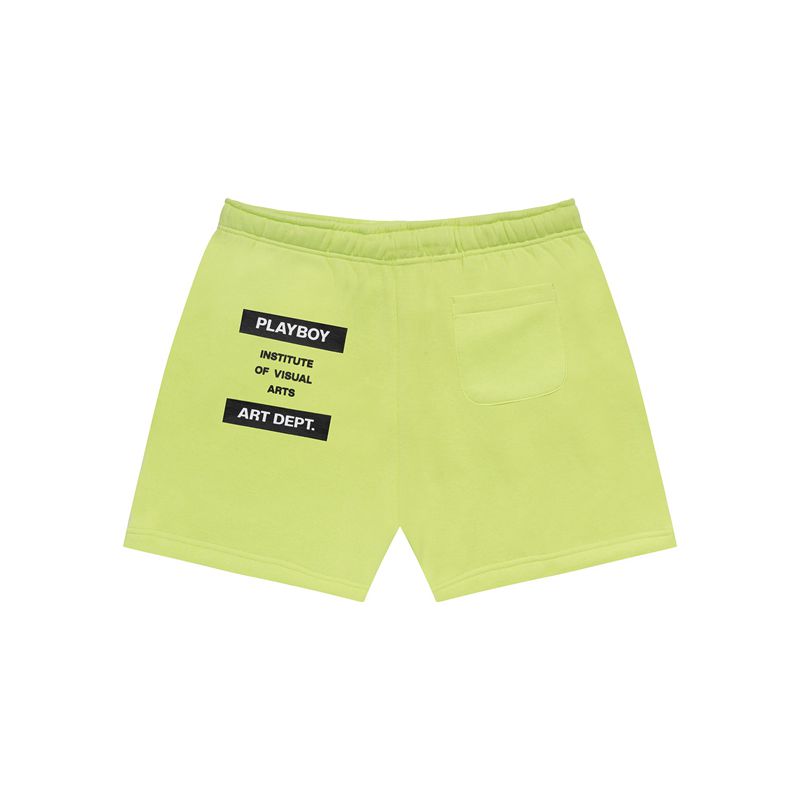 Shorts Playboy Invite Only Sweats Homme Vert | FLXYJTN-74