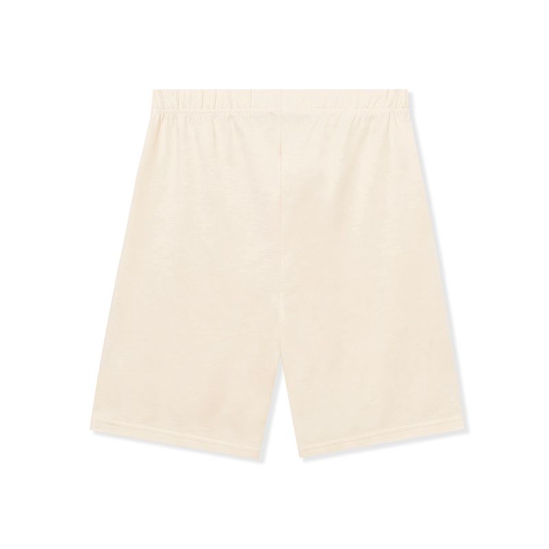 Shorts Playboy Logo Cyclings Femme Beige | KHCZPVU-39