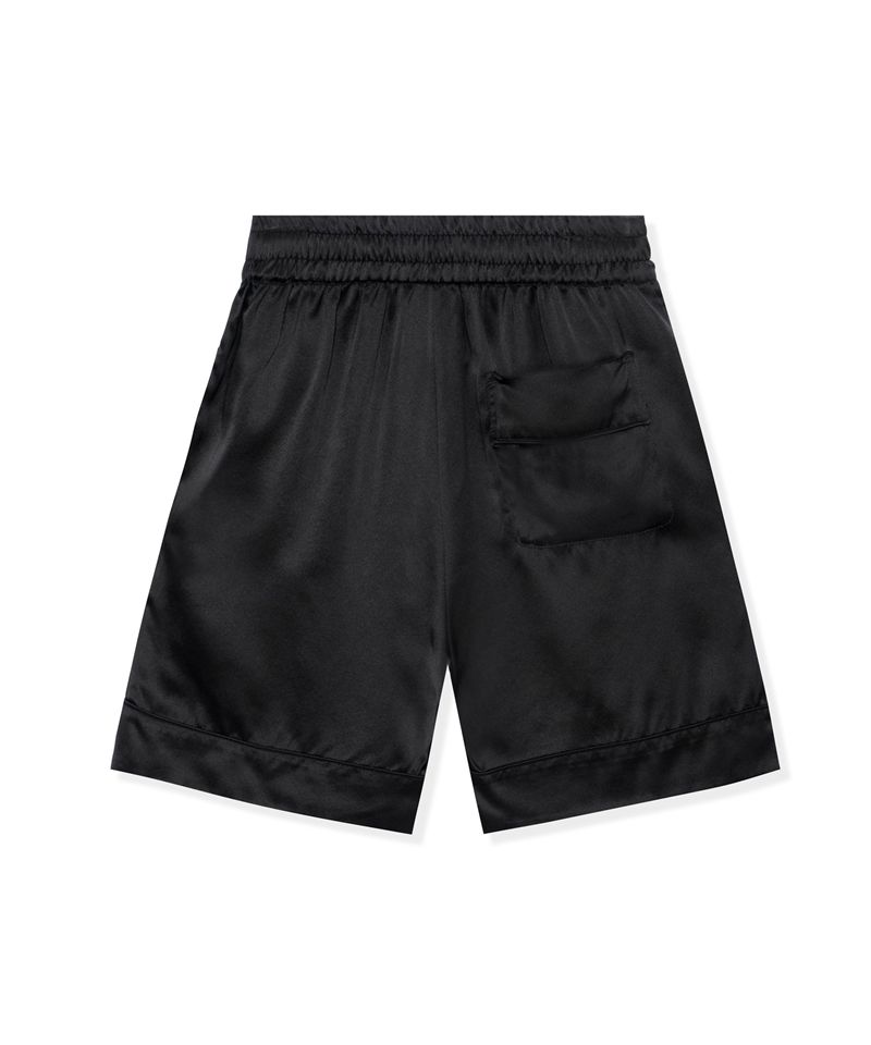 Shorts Playboy Long Silk Homme Rouge | SIQXEWD-49