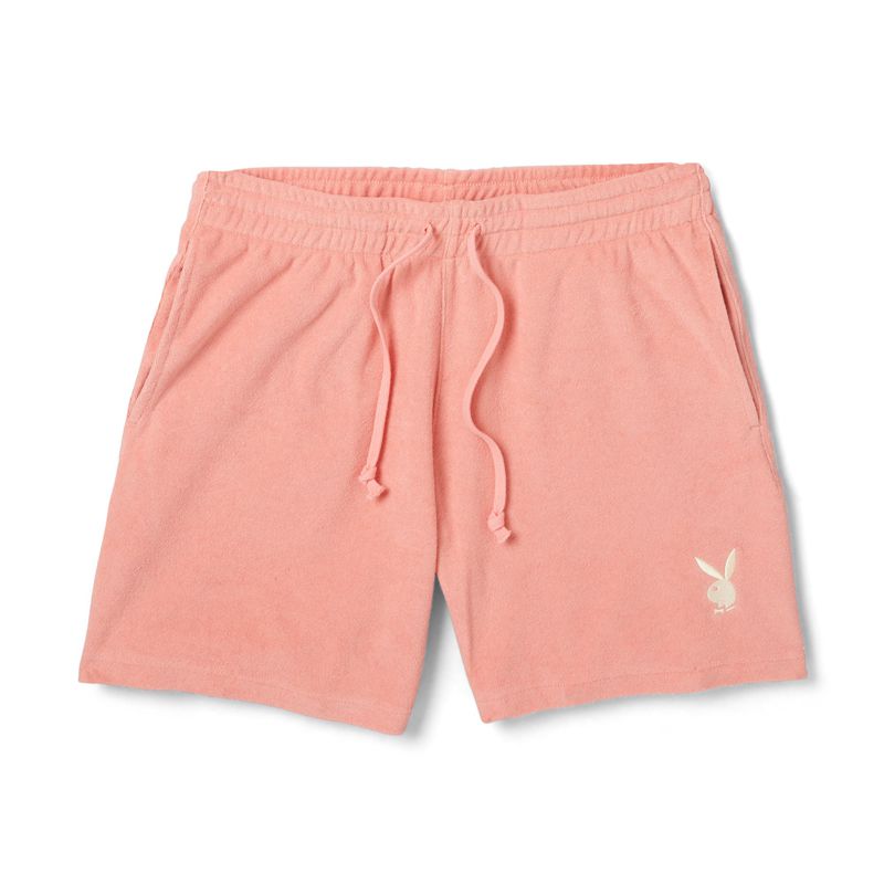 Shorts Playboy Lush Terry Homme Orange | WBXGLEN-96