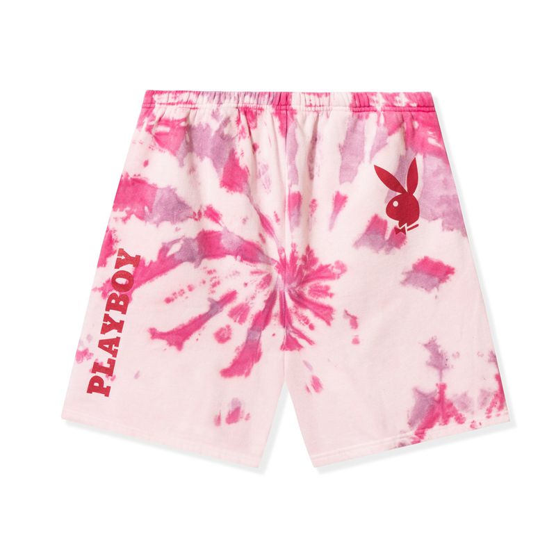 Shorts Playboy Playmate Pink Tie Dye Femme Violette Blanche | UEFXOGZ-16