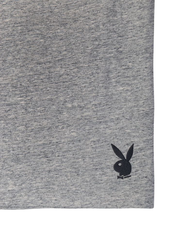 Shorts Playboy Rabbit Head Sweat Homme Grise | ATCLWBF-89