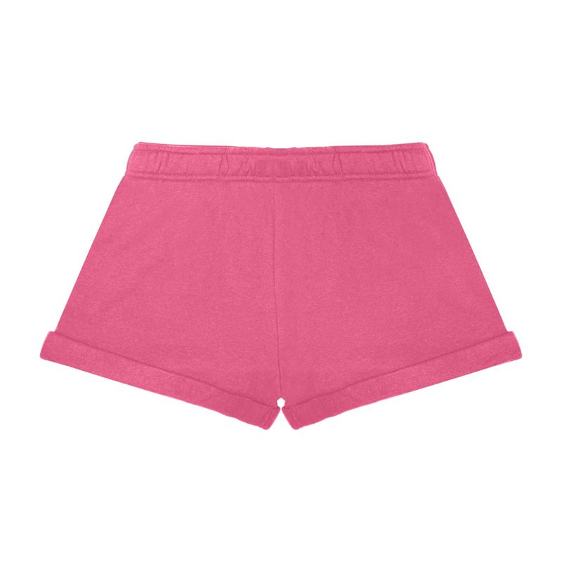 Shorts Playboy Rolled Sweat Femme Rose | MUBHLWA-32