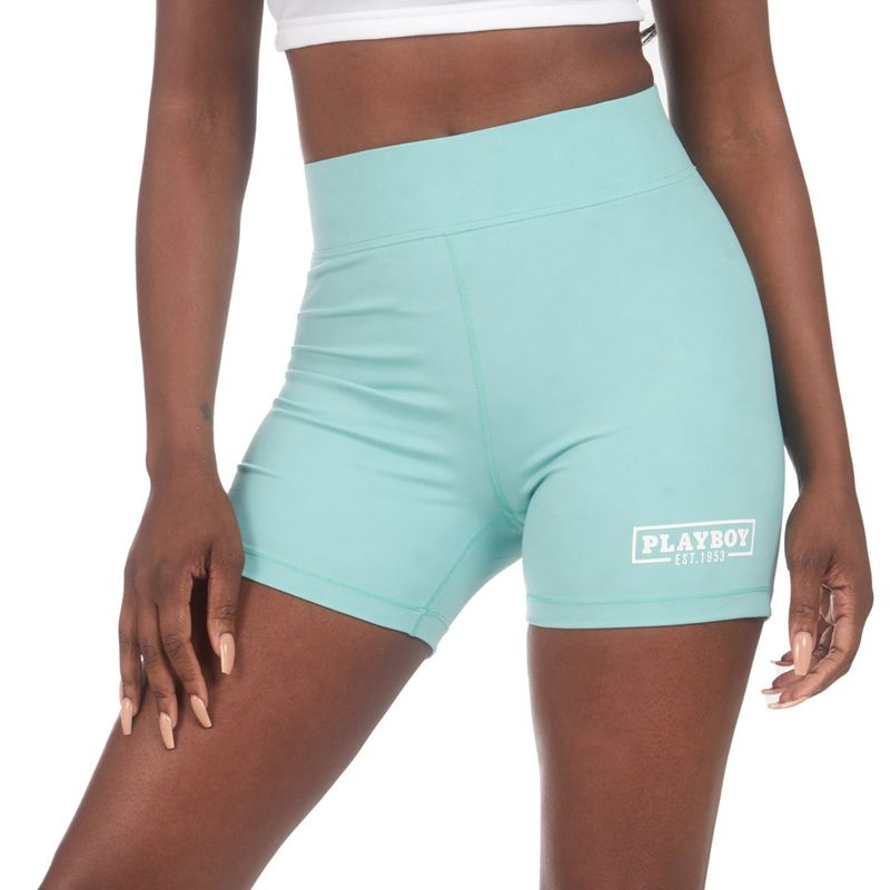 Shorts Playboy Sport Bike Femme Vert | SFMXYCL-59