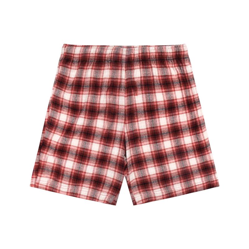 Shorts Playboy State Line Flannel Homme Rouge | WXAIRNH-72