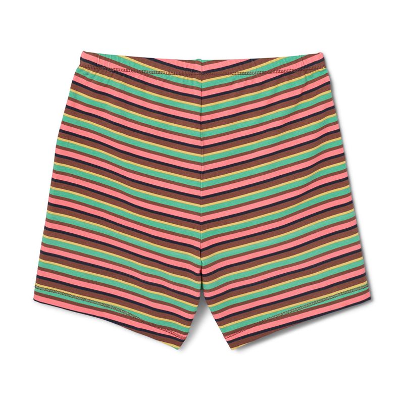 Shorts Playboy Striped Bikers Femme Multicolore | BIDMGVJ-73