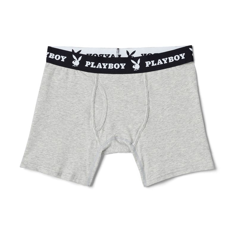 Sous Vêtement Playboy 1-Pack Boxer Brief Homme Noir | DMYQXCV-51