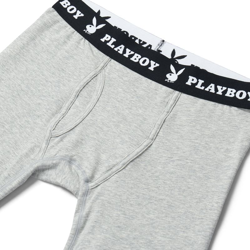 Sous Vêtement Playboy 1-Pack Boxer Brief Homme Noir | DMYQXCV-51