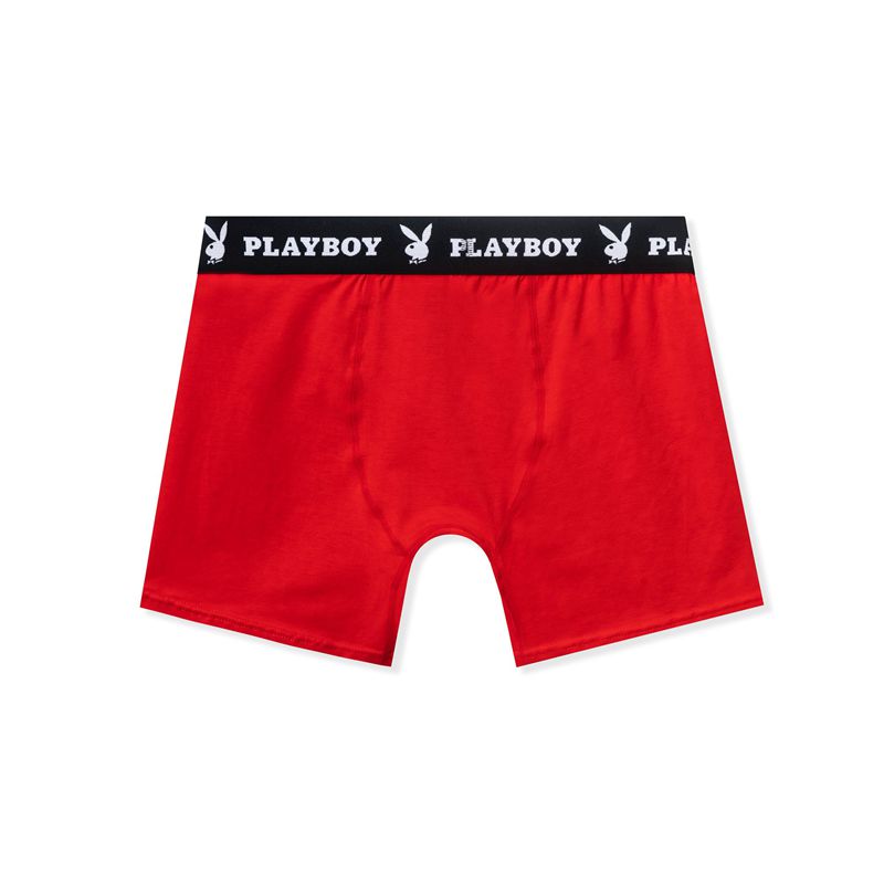 Sous Vêtement Playboy 3-Pack Boxer Briefs Homme Multicolore | OPKRBSF-95