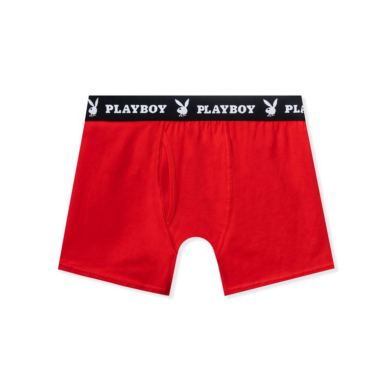 Sous Vêtement Playboy 3-Pack Boxer Briefs Homme Multicolore | OPKRBSF-95