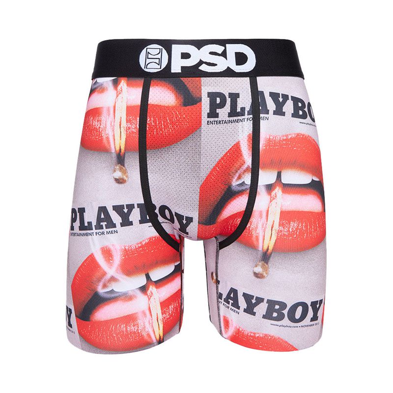 Sous Vêtement Playboy November 2013 Cover Boxer Brief Homme Multicolore | QVDTEWX-34