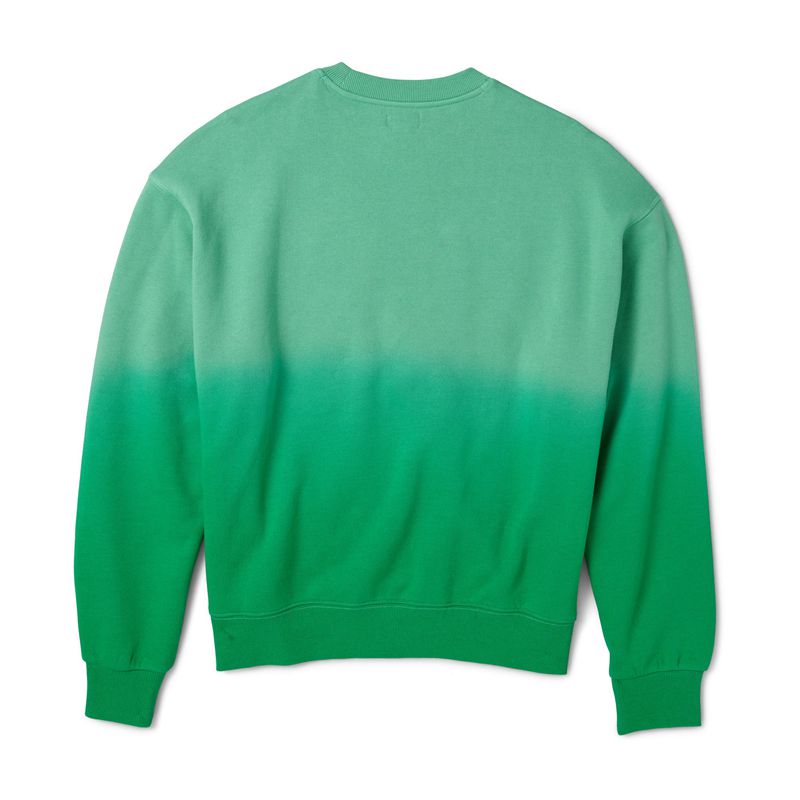 Sweat À Capuche Playboy Camp Crew Neck Femme Vert | BSGZKXJ-75