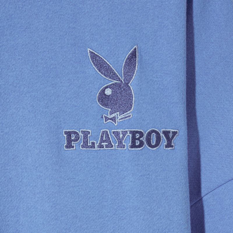 Sweat À Capuche Playboy Classiche Crewneck Femme Rouge Foncé Vert Olive | JDLVTMQ-68