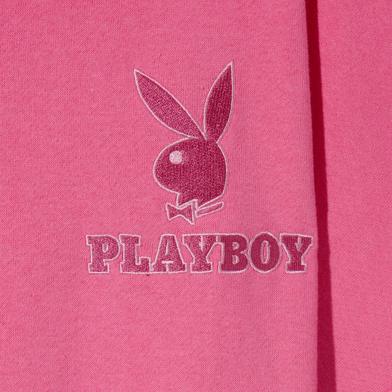 Sweat À Capuche Playboy Classiche Crewneck Femme Rouge Foncé Vert Olive | JDLVTMQ-68