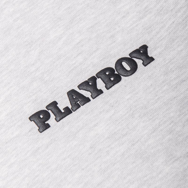 Sweat À Capuche Playboy Classiche Crewneck Femme Grise | SAVOKXB-86