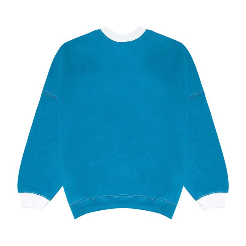 Sweat À Capuche Playboy Contrast 1953 Crewneck Femme Bleu | JAVDPMX-07