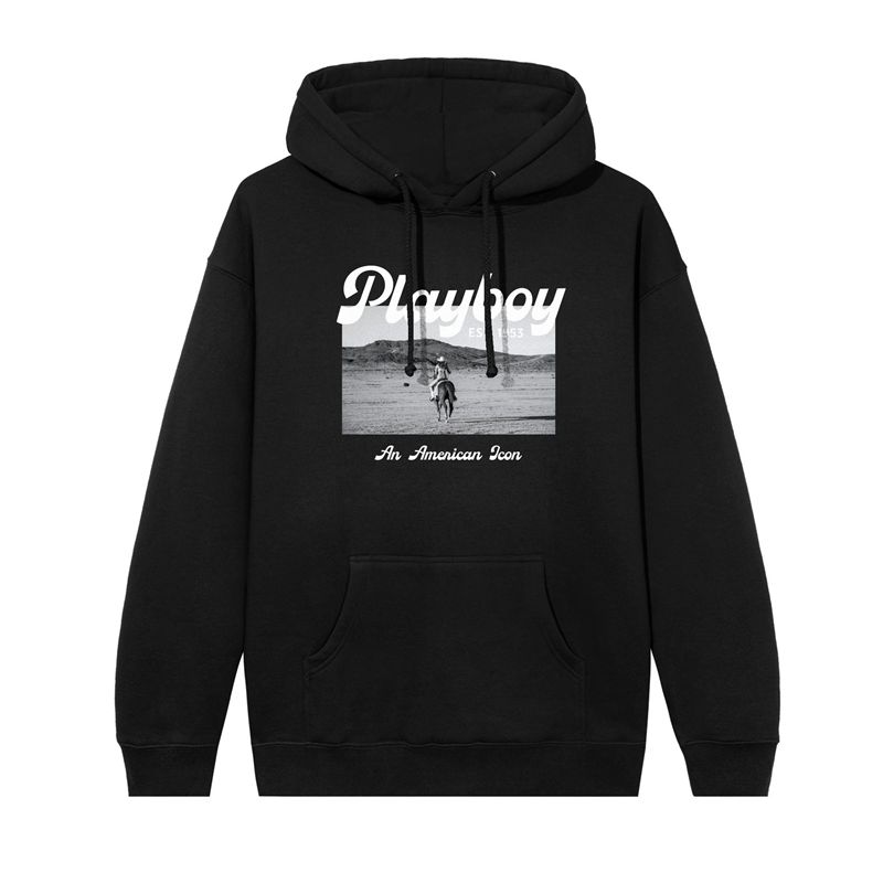 Sweat À Capuche Playboy Desperado American Icon Femme Blanche | BYZGEKH-15